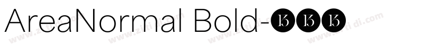 AreaNormal Bold字体转换 AreaNormal Bold字体转换